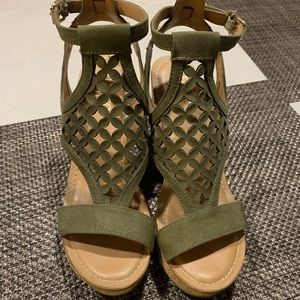 Worn 1x: Franco Sarto wedge sandals